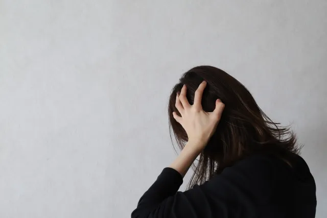 双極性障害の主な特徴である躁状態とうつ状態の気分の波を表現