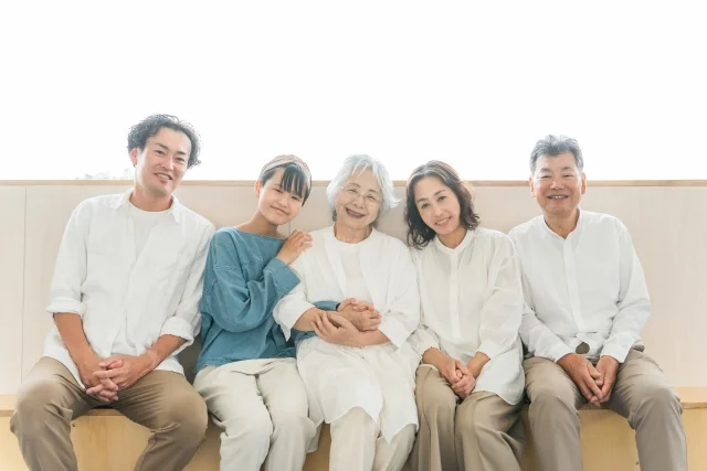 三世代の家族